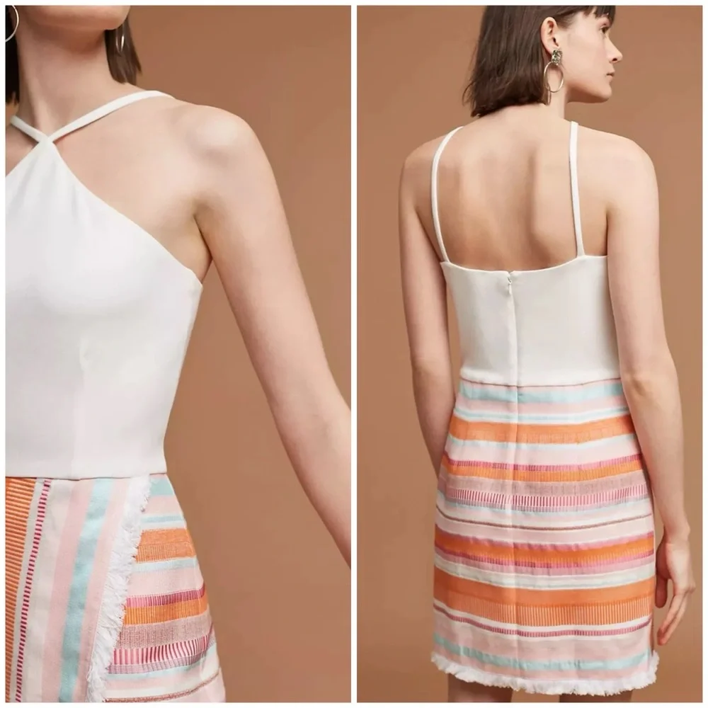 Hutch Anthropologie Kalyn Halter Dress Size 4 - Picture 2 of 13